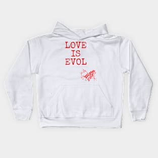 love is evol Kids Hoodie